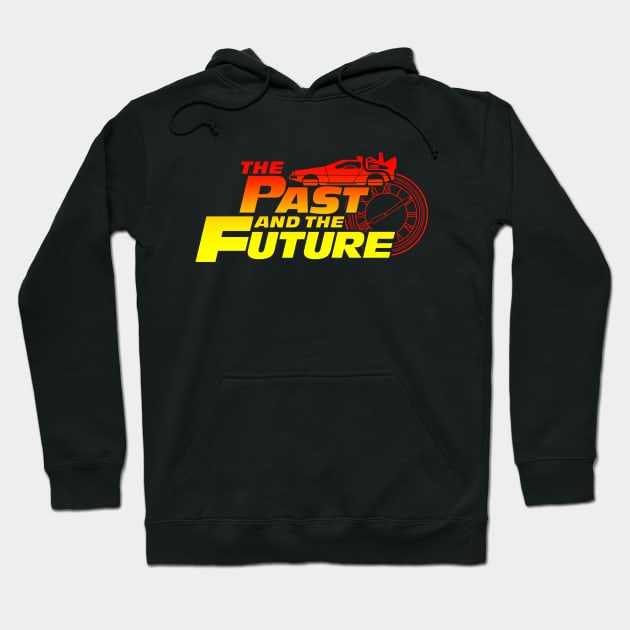 80's Cool Sci-fi Time Travel Racing Movie Mashup Hoodie by BoggsNicolas